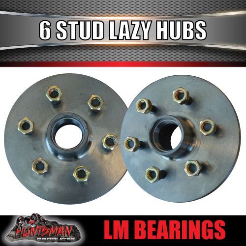 6 stud trailer hubs 6/114.3 suit D40 NP300 with L/M bearings